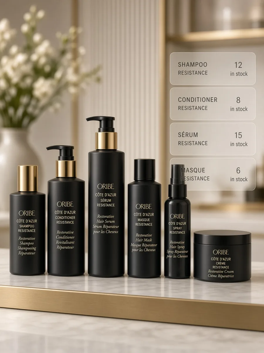 Premium product shelf with a subtle KELFIX stock overview